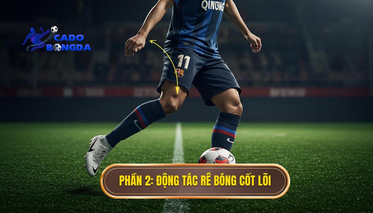 Kỹ thuật rê bóng qua hậu vệ: Bí quyết Tối thượng cho Chiến thắng 1 Phần 2_ Các Động Tác Rê Bóng Cốt Lõi và Ứng Dụng