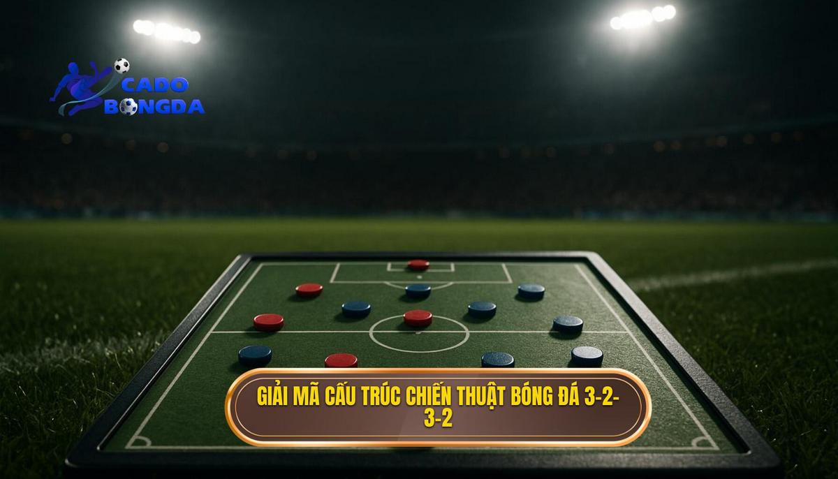 Giải mã cấu trúc cốt lõi của Chiến thuật bóng đá 3-2-3-2