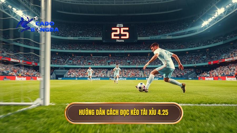 Kèo tài xỉu 4.25 là gì? Giải mã chi tiết và kinh nghiệm chinh phục kèo 4 1/4 2 Hướng dẫn cách đọc kèo tài xỉu 4.25